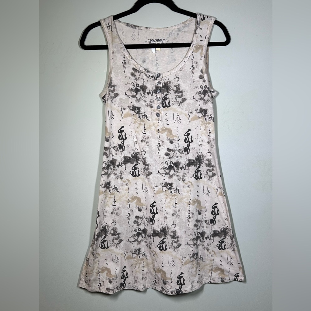Da Nang A-line Tank Dress Printed Short Sleeveless Y2K Size XS